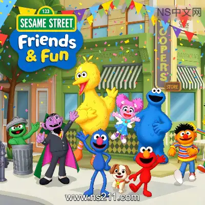 [Switch]芝麻街 好友同乐 Sesame Street: Friends & Fun 欧版中文XCI